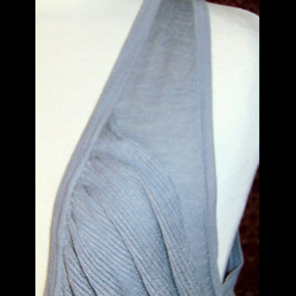 ANN TAYLOR LOFT gray sleeveless knit blouse XS✨ - Picture 7 of 7